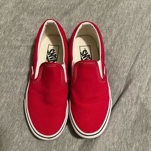Vans Authentic Slip On M4.5/W6. New, True Red